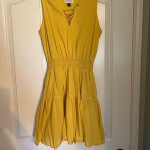 Yellow casual dress